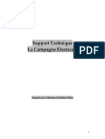 Support Technique Pour Campagne Electorale