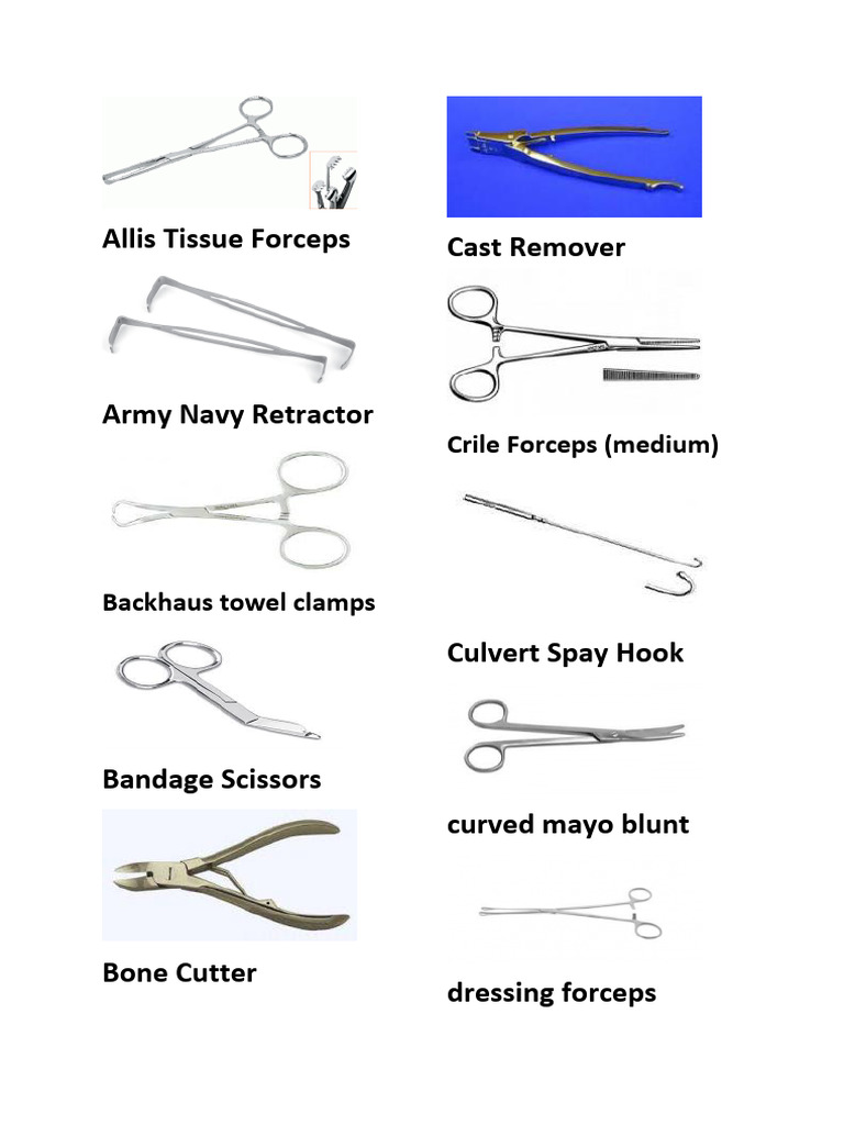 Common Surg Intruments | PDF