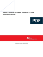 Lmx2324A: Lmx2324A Pllatinum 2.2 GHZ Frequency Synthesizer For RF Personal Communications (Sl163188)