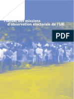 UE - Manuel Des Missions D'observation Electorale