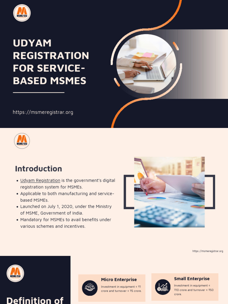 Udyam Registration for MSMEs Explained | PDF | Small And Medium Sized ...
