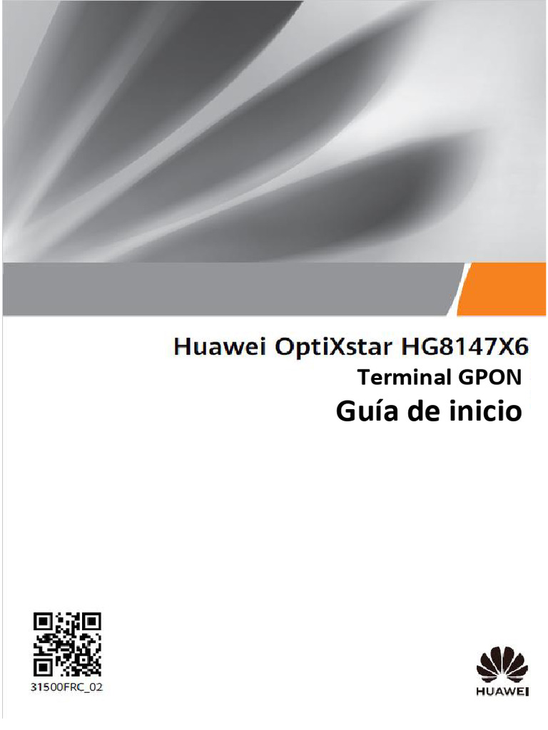 Manual - Router HUAWEI HG8147X6 | PDF