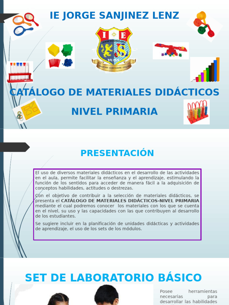 Catalogo Materiales Didacticos | PDF | Aprendizaje | Crecimiento ...