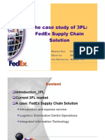 The Case Study of 3Pl: Fedex Supply Chain Solution