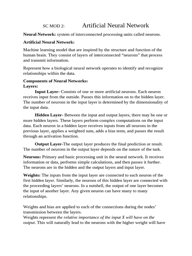 SC Mod 2 | PDF