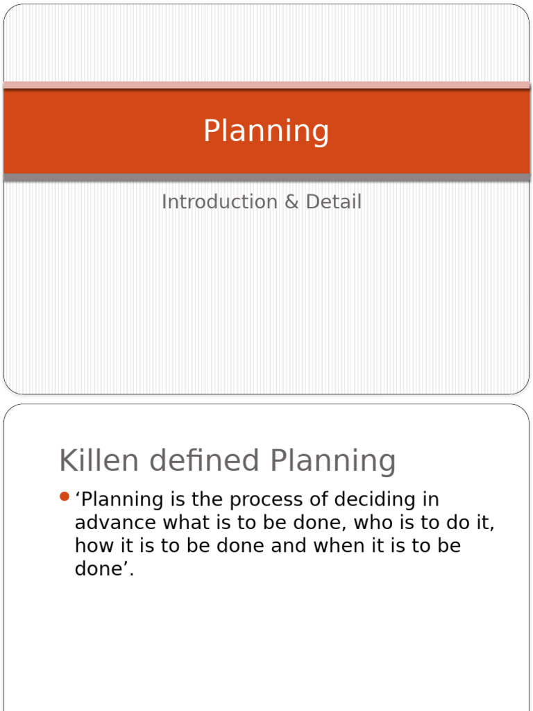 4 Planning | PDF
