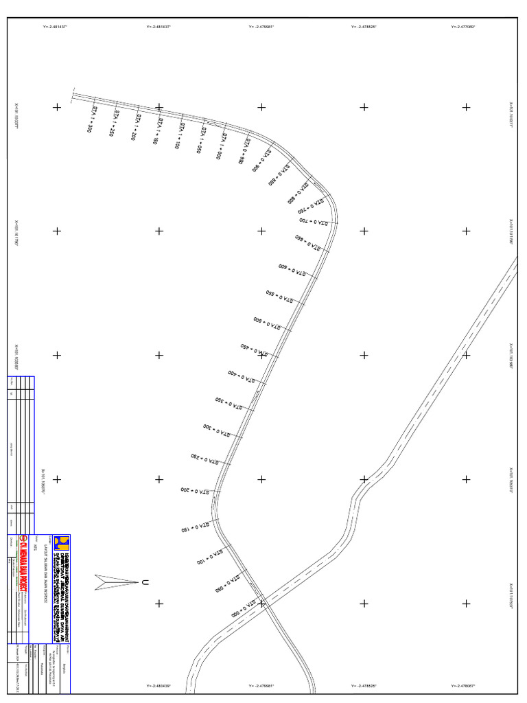 Layout Jalan Inspeksi Irigasi D.I. | PDF