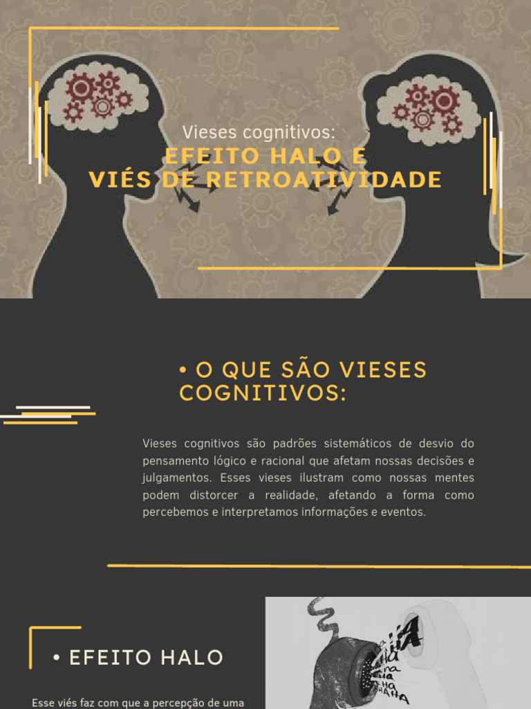 Efeito Halo e Viés de Retroatividade | PDF | Ciências comportamentais ...