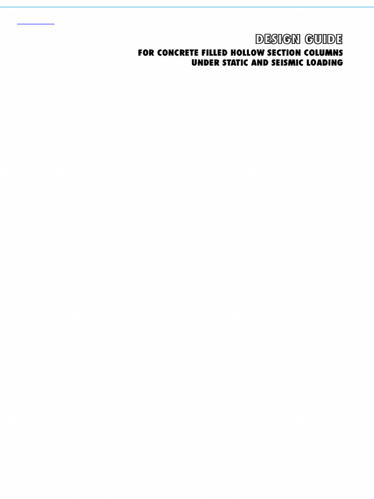 Design Guide_Concrete filled Hollow Section Columns under static and ...