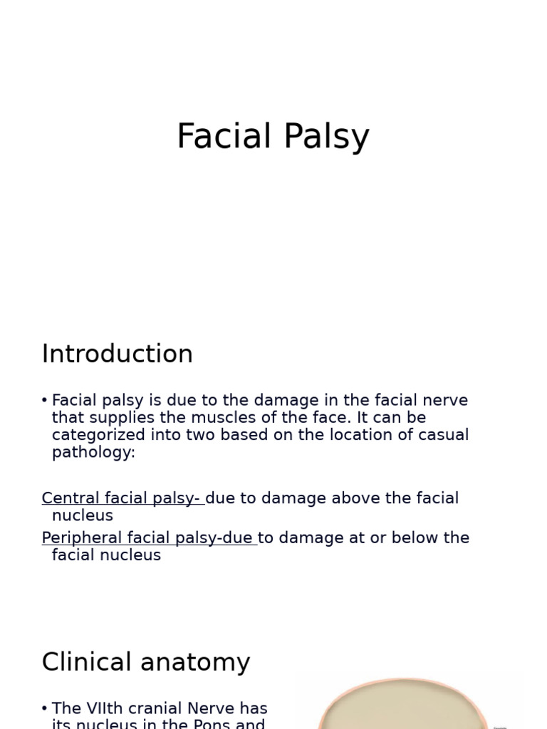 Facial Palsy | PDF