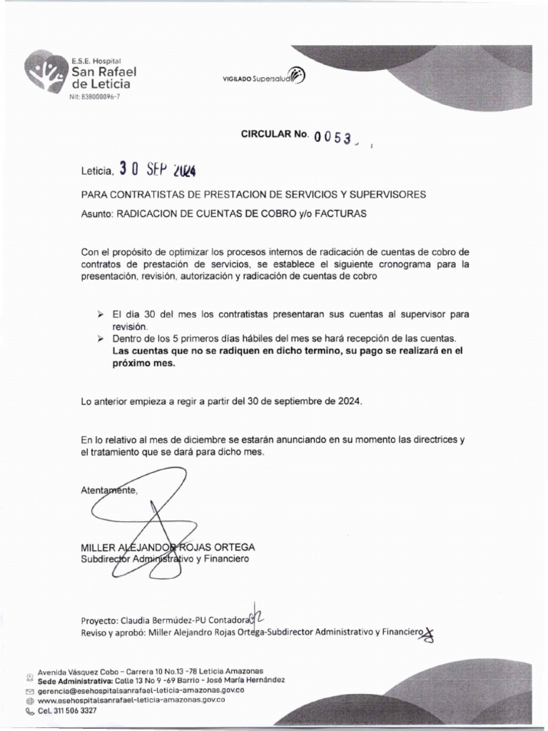 Circular No 0053 | PDF