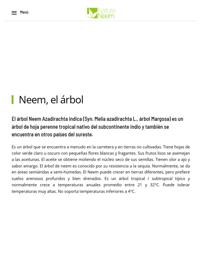 Maravillas de Neem - Nature Neem | PDF