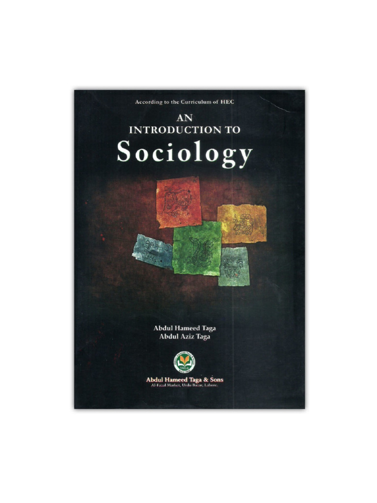 An Introduction To Sociology | PDF