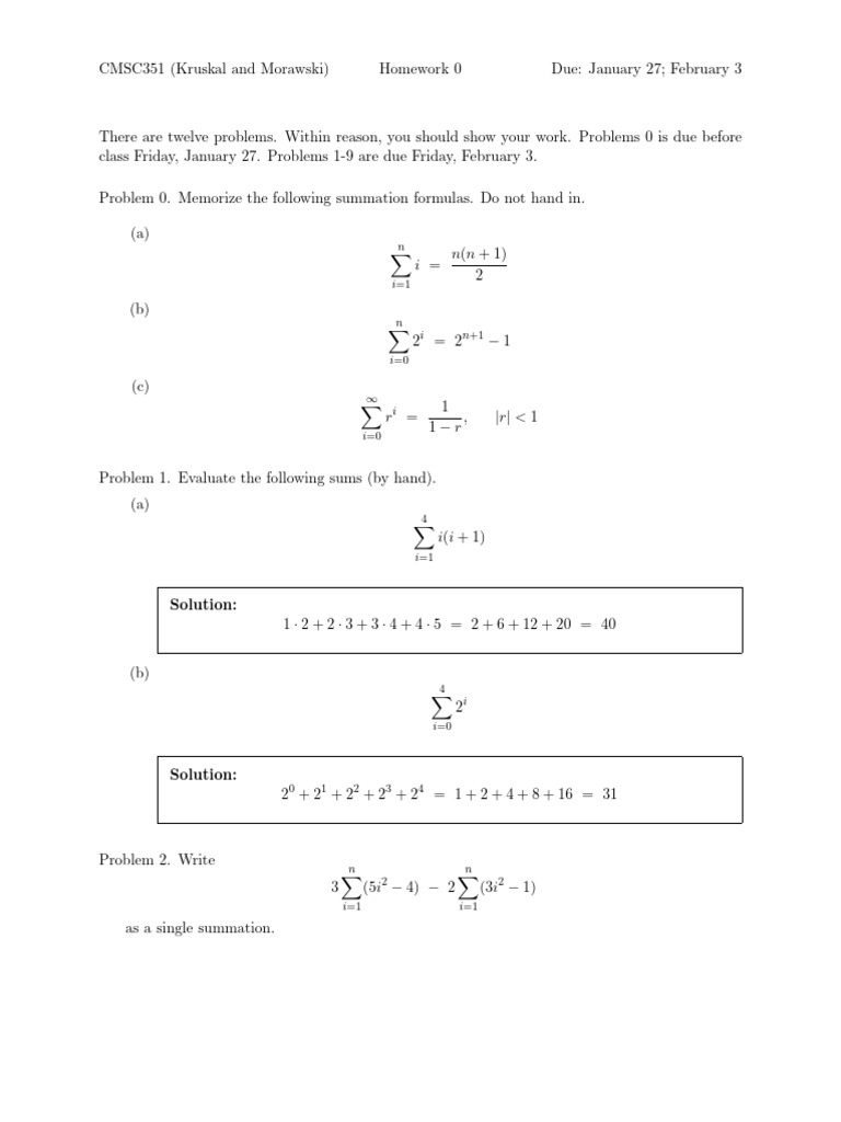 Solution 0 | PDF | Mathematical Notation | Teaching Methods & Materials