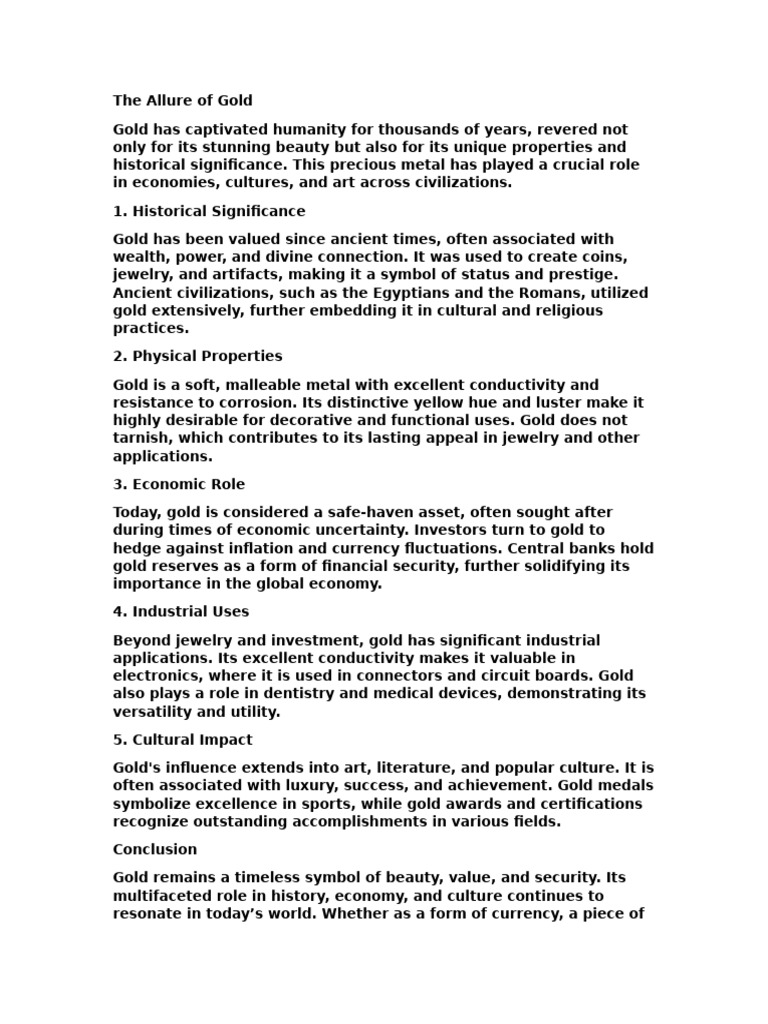 Gold | PDF