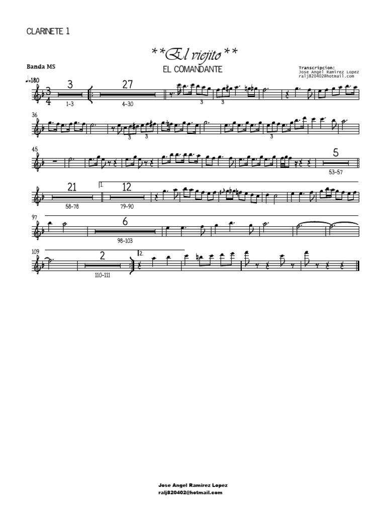 El Viejito Banda Ms PDF