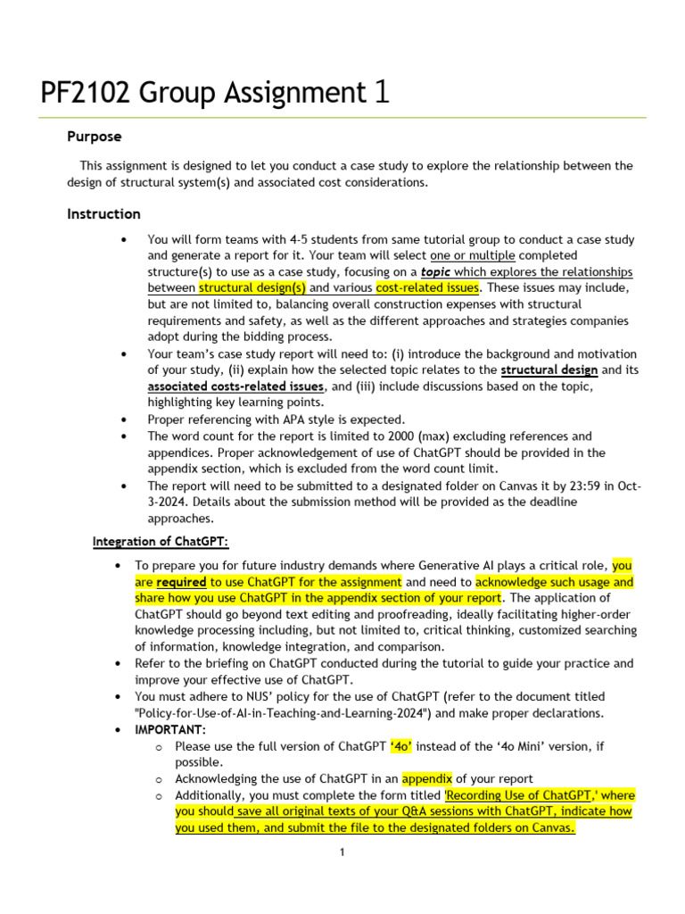 PF2102 Assignment 1 - Updated | PDF