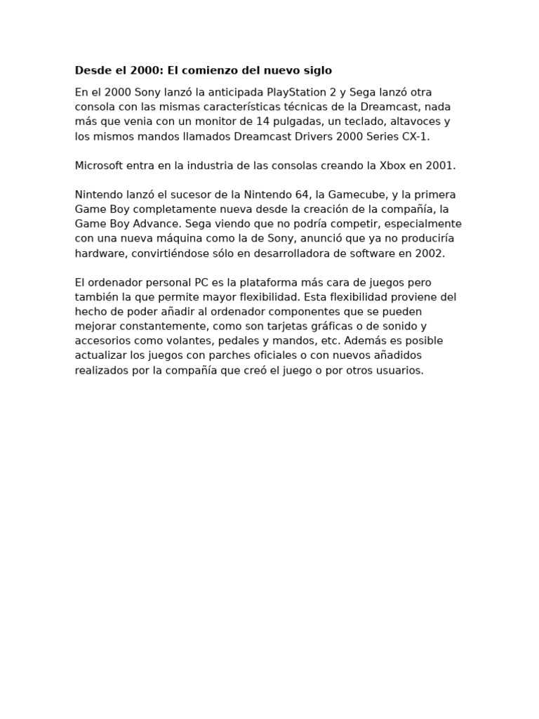 Desde El 2000 | PDF