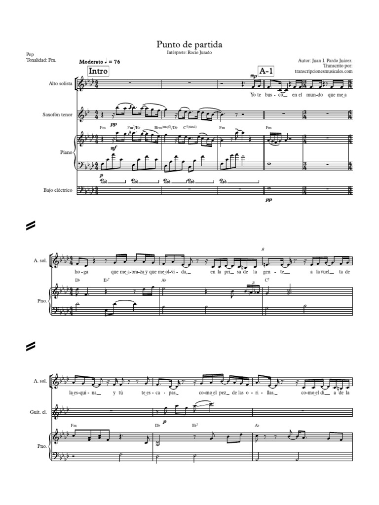 Punto de Partida Partitura Hoja1 PDF