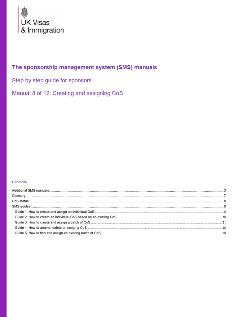 The Sponsorship Management System (SMS) Manuals | PDF | Computing ...