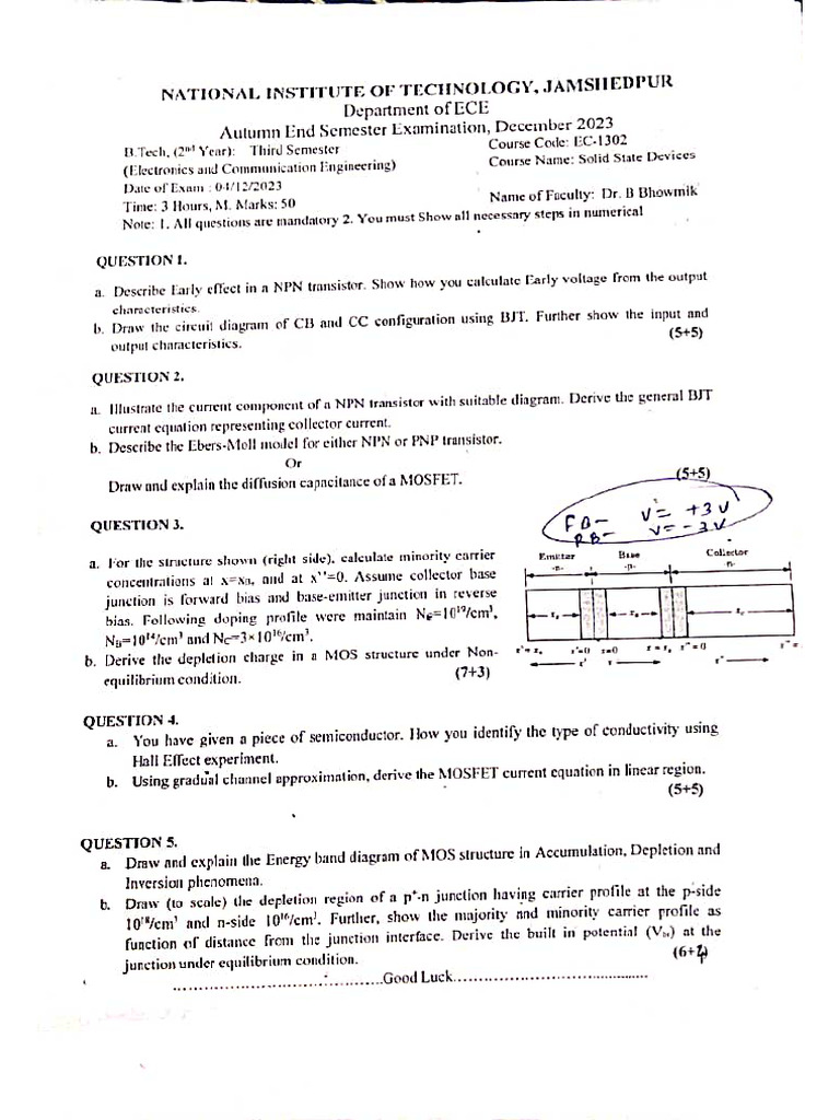3rd Sem PYQs | PDF