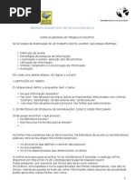 Elaborar Um Trabalho