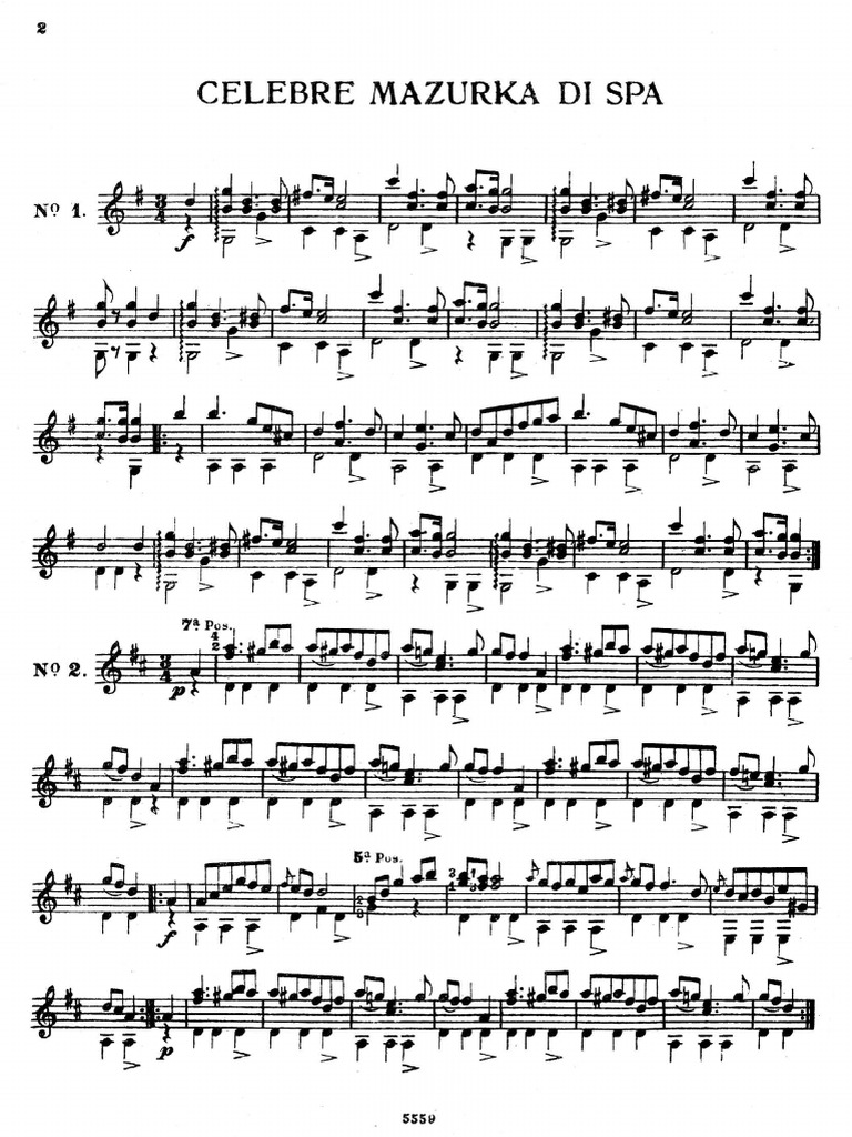 Celebre mazurka di spa pdf