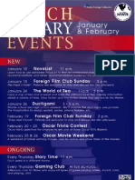 Patch Library Events for January & February