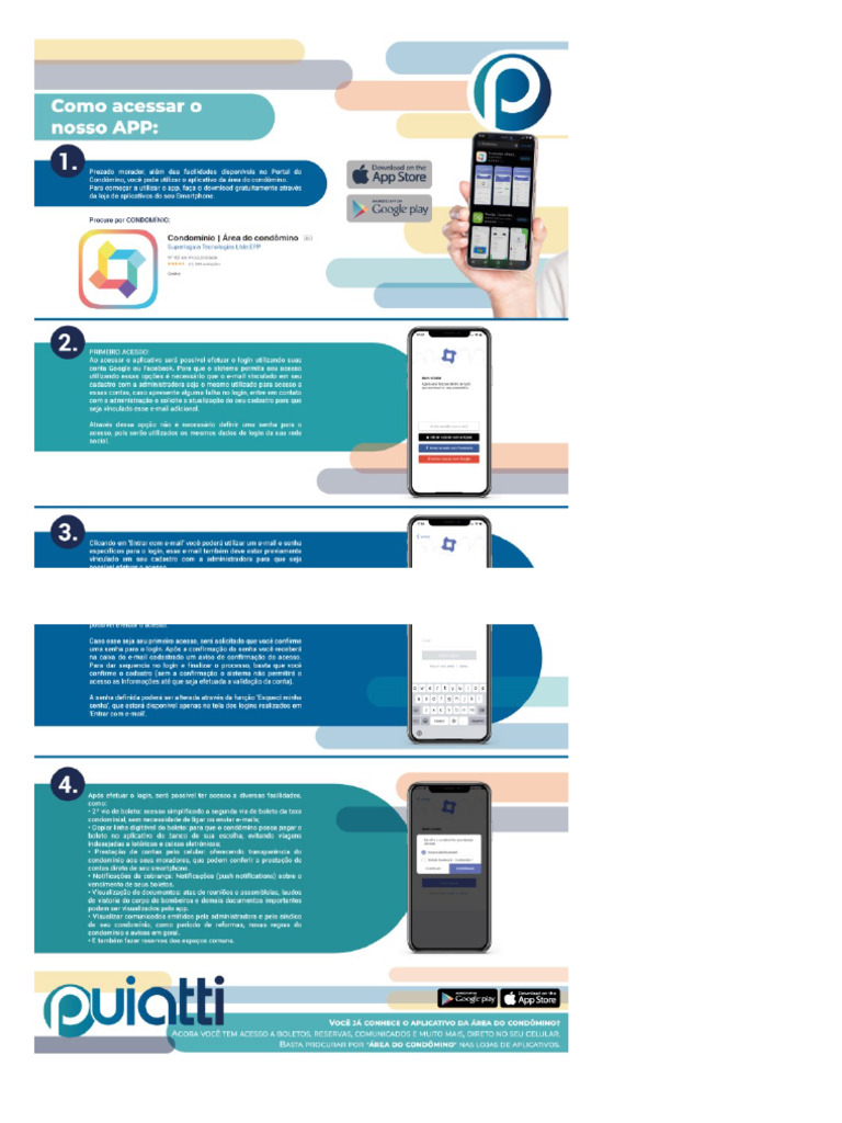 Tutorial Acesso Ao APP | PDF