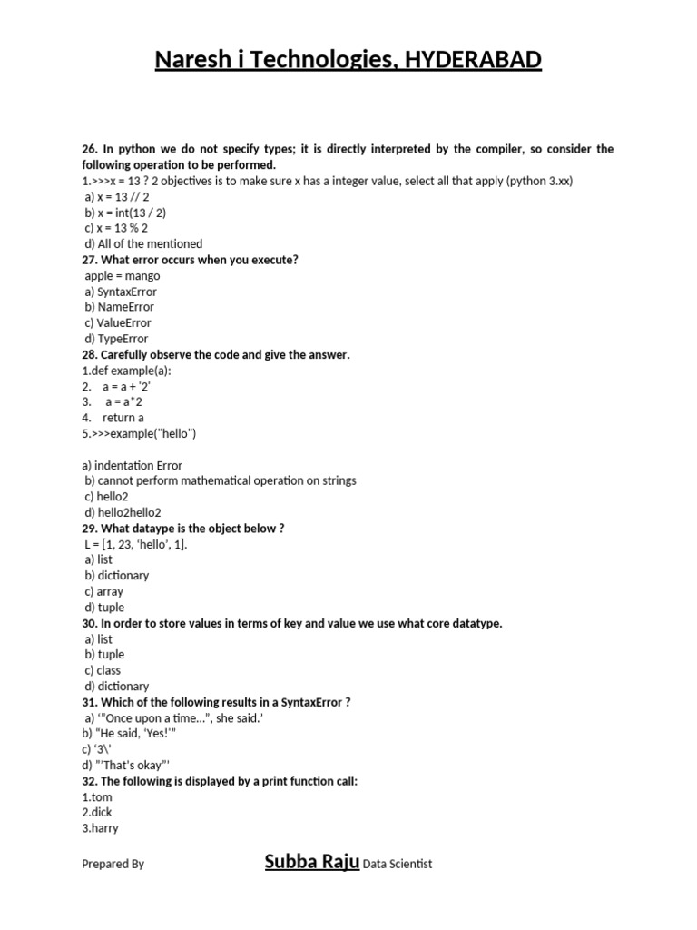 Average Calculation in Python | PDF | Boolean Data Type | Computer ...