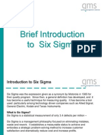 QMS-Six Sigma Introduction