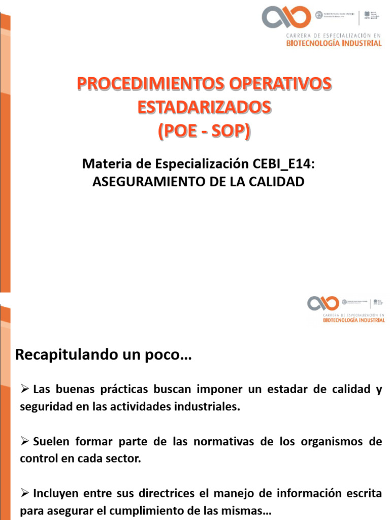 Procedimientos Operativos Estandarizados | PDF | Hora | Business