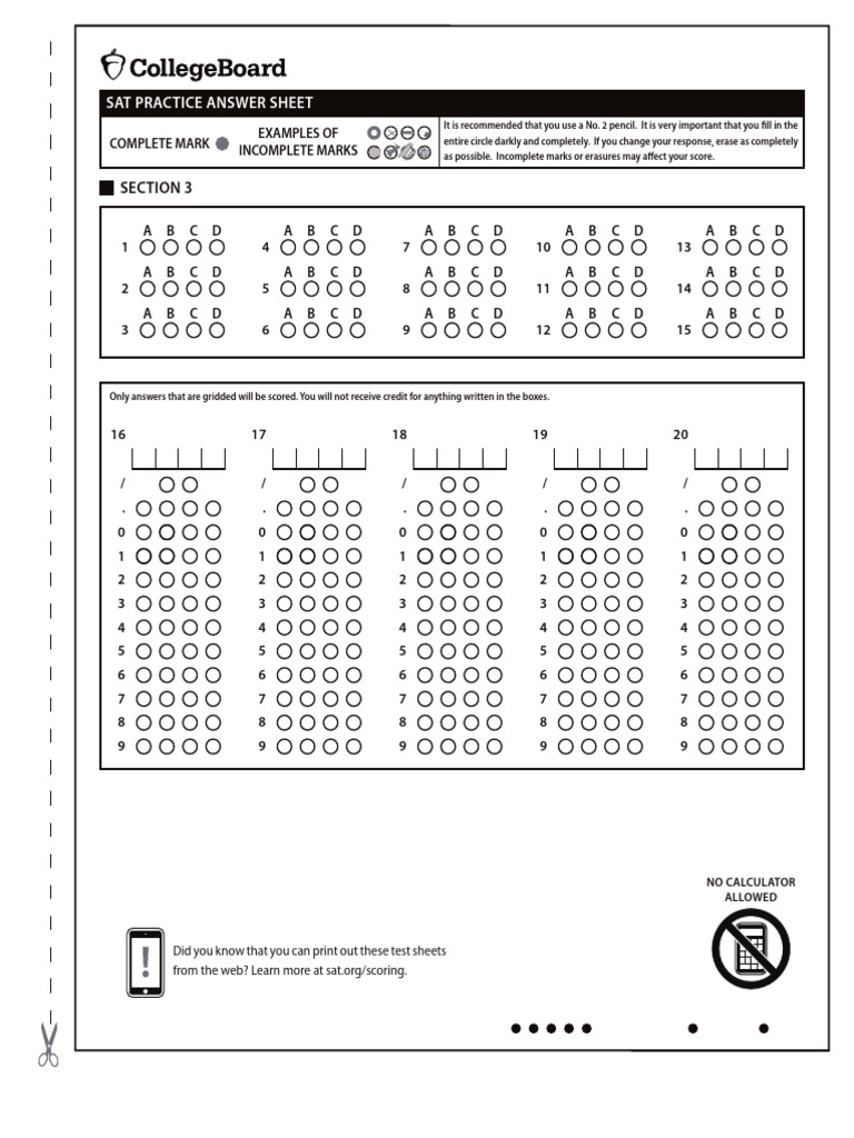 Bubble Sheet 2 | PDF