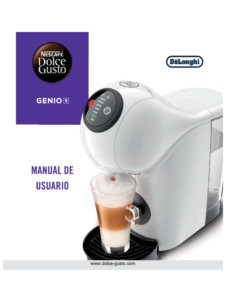 Manual NESCAFE Dolce Gusto Genio S De Longhi manual de uso PDF