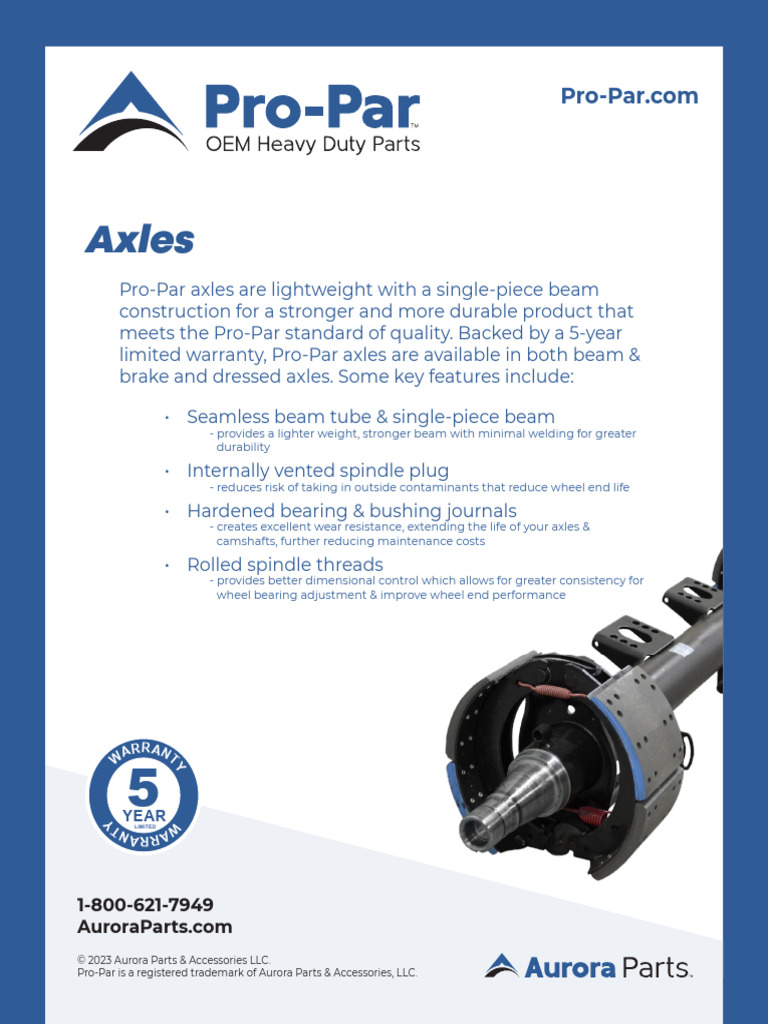 Pro - Axles | PDF