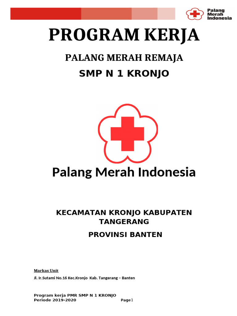 PMR (Program Kerja 2019-2020) | PDF