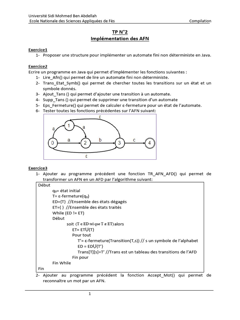 TP 2 Compilation | PDF