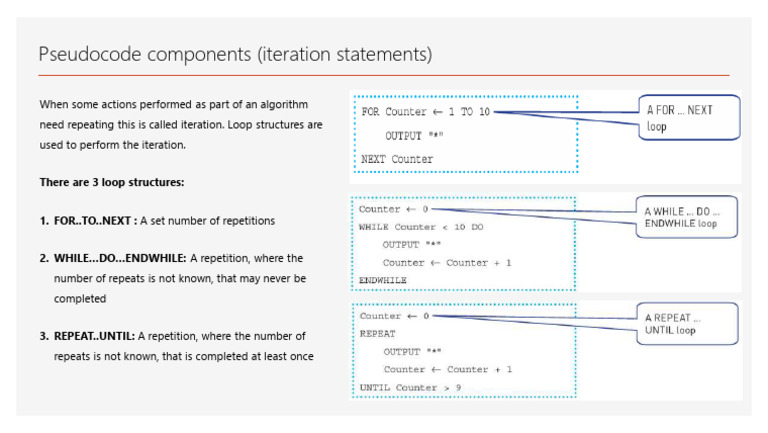 Iteration Statements | PDF