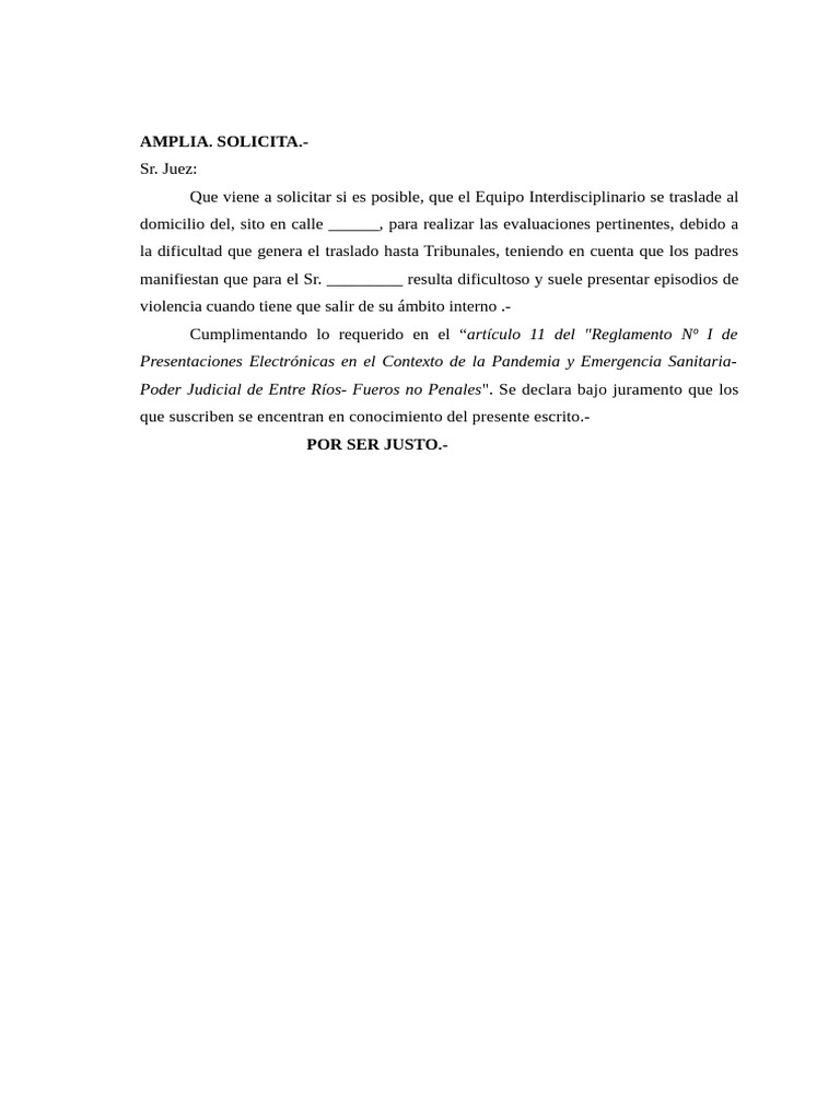 Amplia. Solicita. | PDF