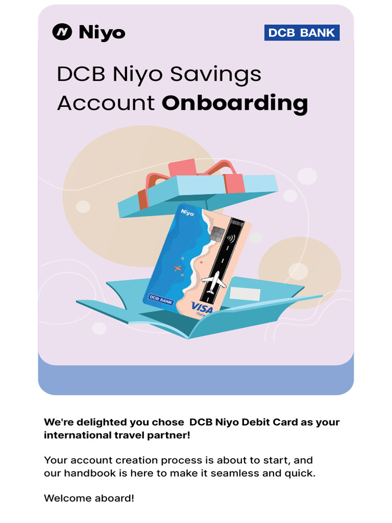 Niyo DCB Onboarding Guide | PDF
