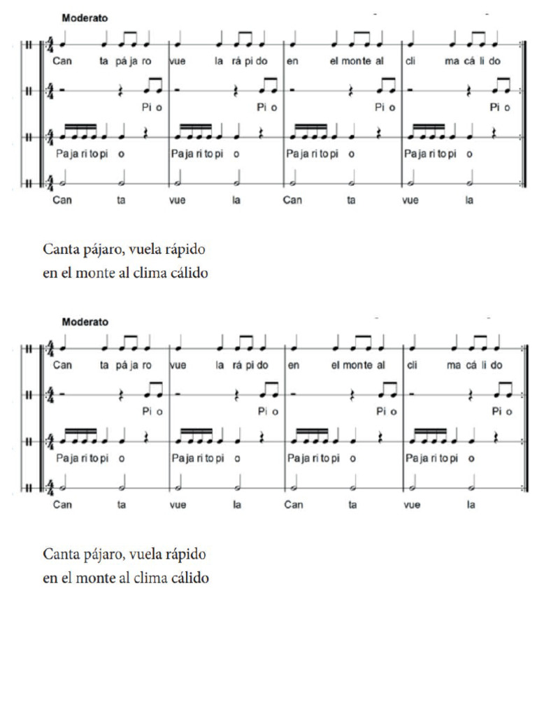 Ejercicio Ritmico Uno | PDF