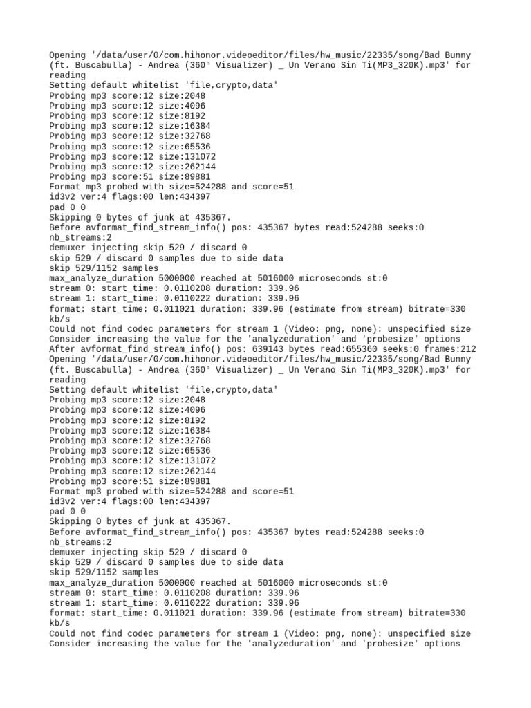 Av Log | PDF