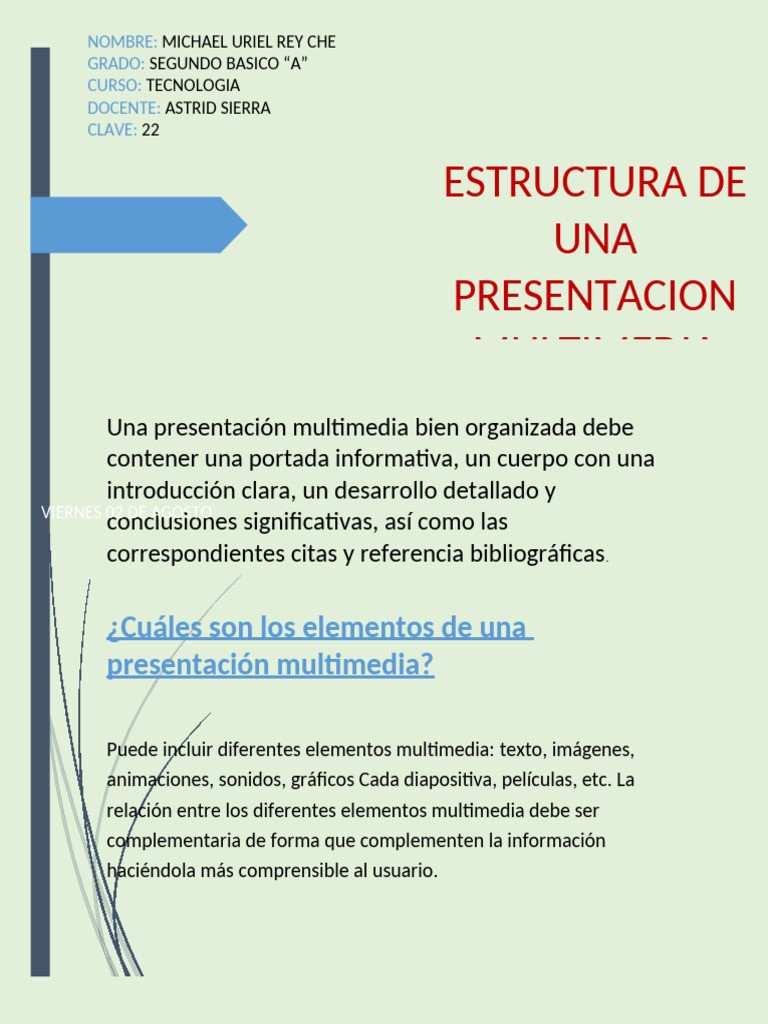 Estructura y Diseño de Presentaciones Multimedia | PDF | Computers