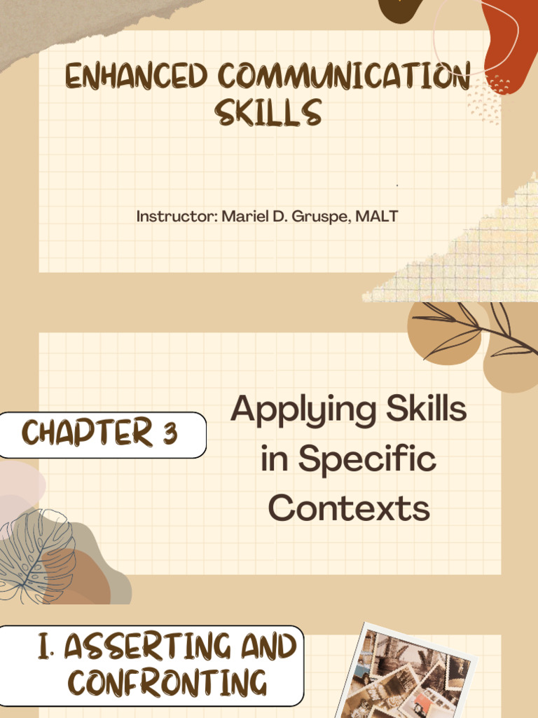 Enhanced-Comm-3 20240915 201542 0000 | PDF | Nonverbal Communication ...