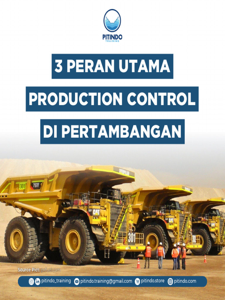 3 Peran Production Control Di Pertambangan Pdf