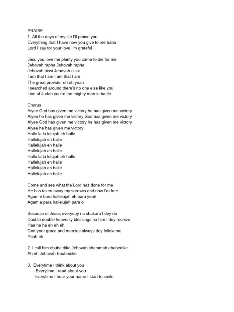 Praise | PDF