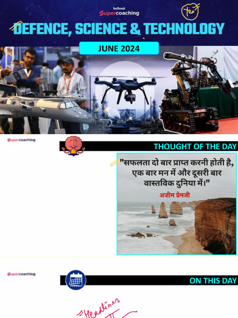June Month Defence Science & Technology 1721374066 | PDF