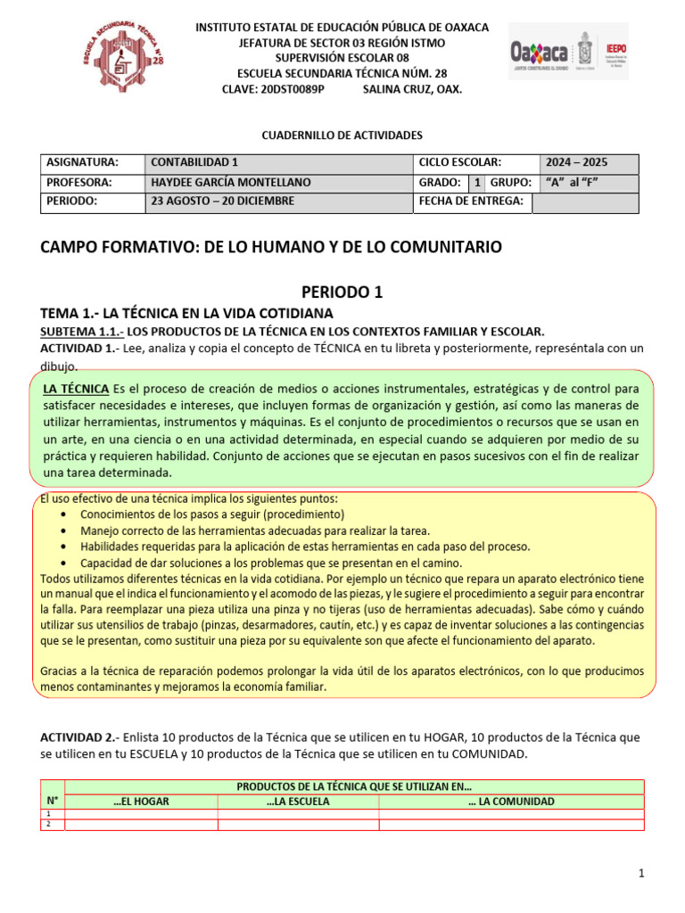 Cuadernillo 2024 2025 C1 Pdf