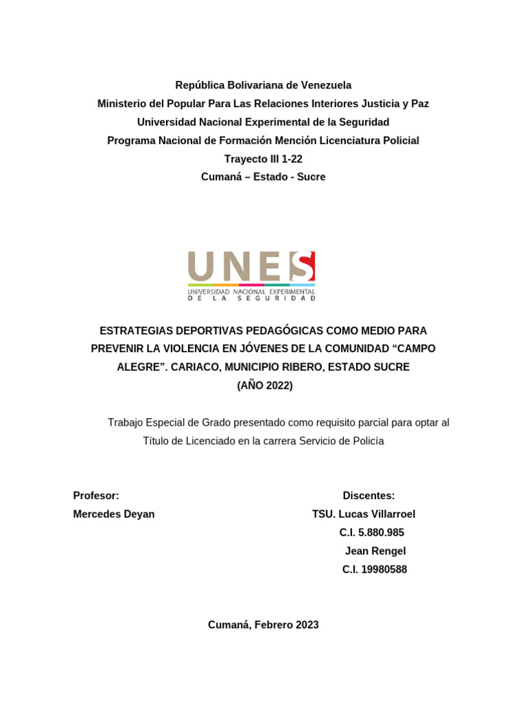 1era y 2da Fase-1 | PDF