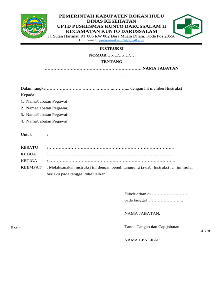 INTRUKSI | PDF